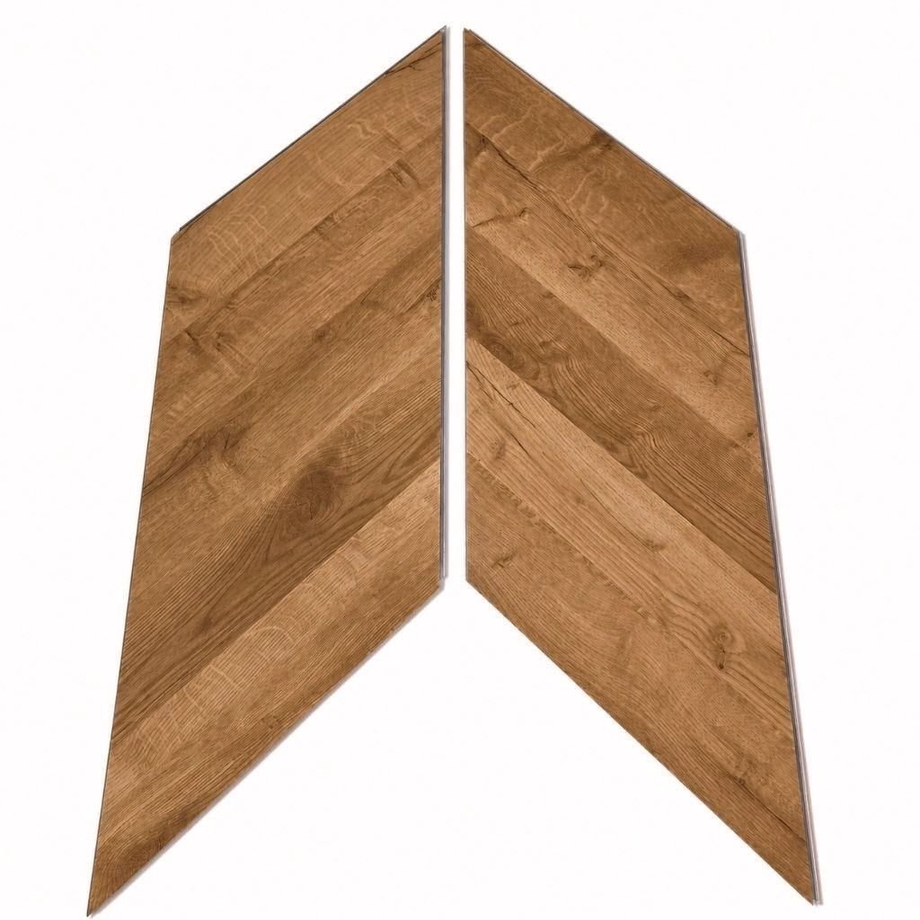 Klick Vinylboden CHEVRON silent 70-05 Royal Oak Dunkel Dielen - Floor4all