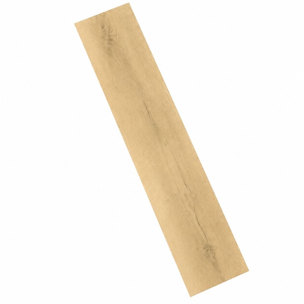Helle Eichendiele im Landhausdielen-Format mit natürlicher Maserung, freigestellt im Detail von Floor4all