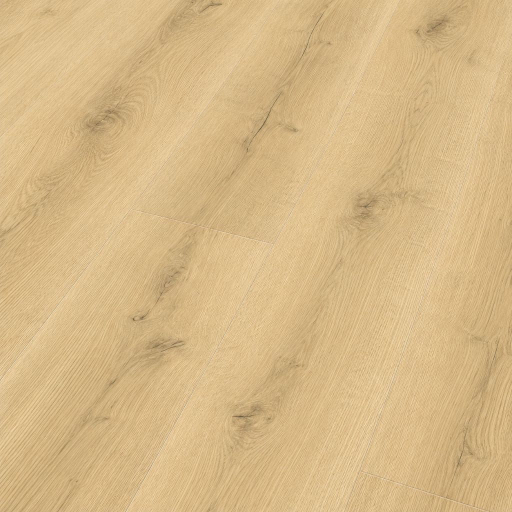 Detailansicht der Landhausdielen-Optik mit sichtbaren Fugen und natürlicher Holzzeichnung von Floor4all