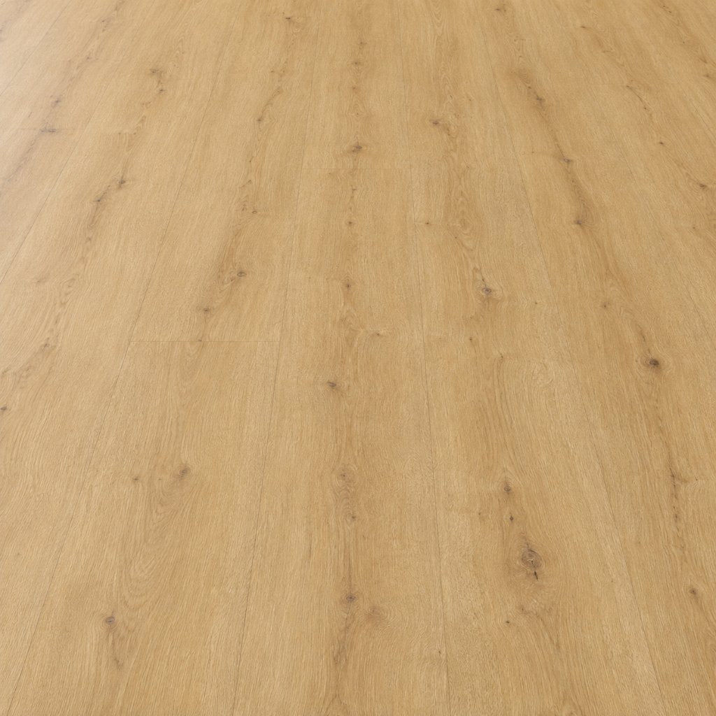 Nahaufnahme der natürlichen Maserung und Landhausdiele des Vinylbodens Mocoa in Holzoptik von Floor4all