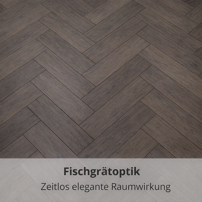 Klick Vinyl Eiche Trelleborg Fischgrät - Floor4all