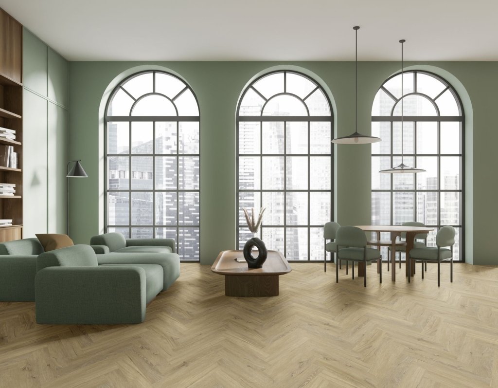 Klick Vinyl Prime Oak 50 - 05 Fischgrät Wien Repac - Floor4all