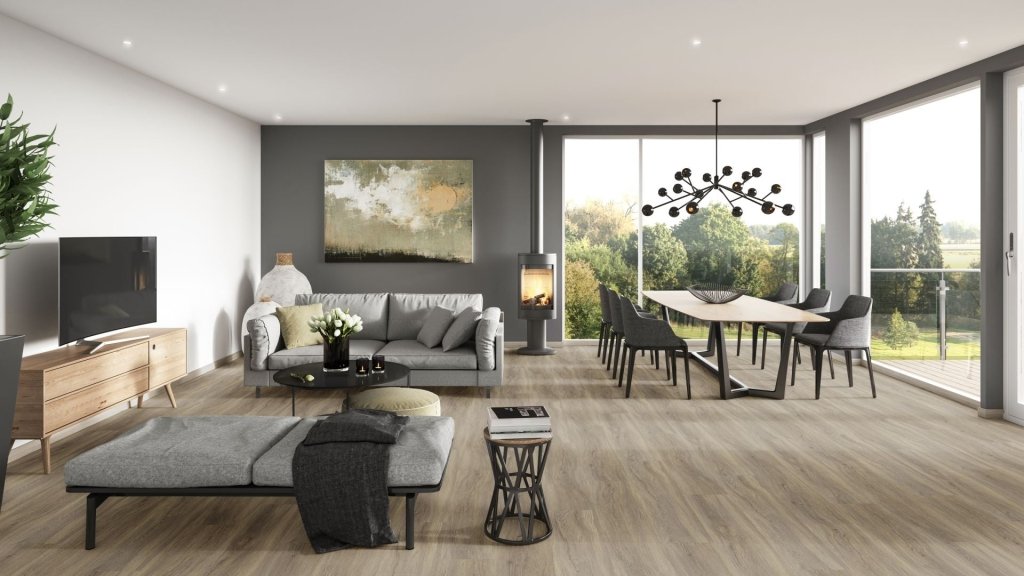 Klick Vinyl Wood Art 2.0 44 - 03 Eiche Tiber Repac - Floor4all