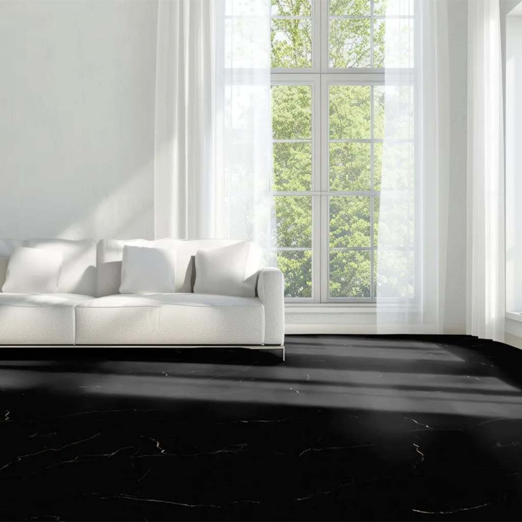 Klick Vinyl Fliesenoptik XL Dark Marmor - Floor4all
