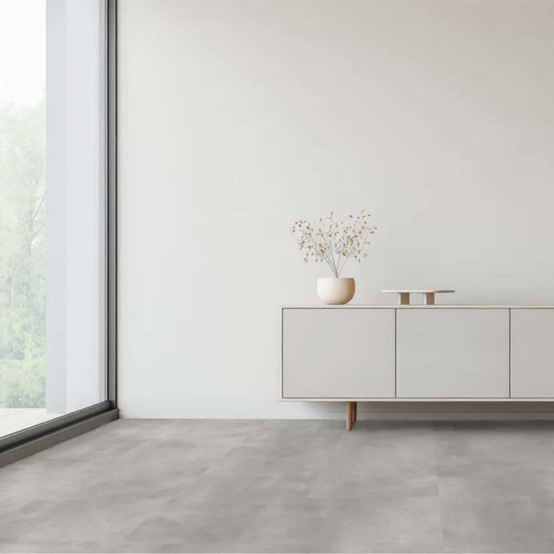 Klick Vinyl Fliesenoptik Beton hell - Floor4all