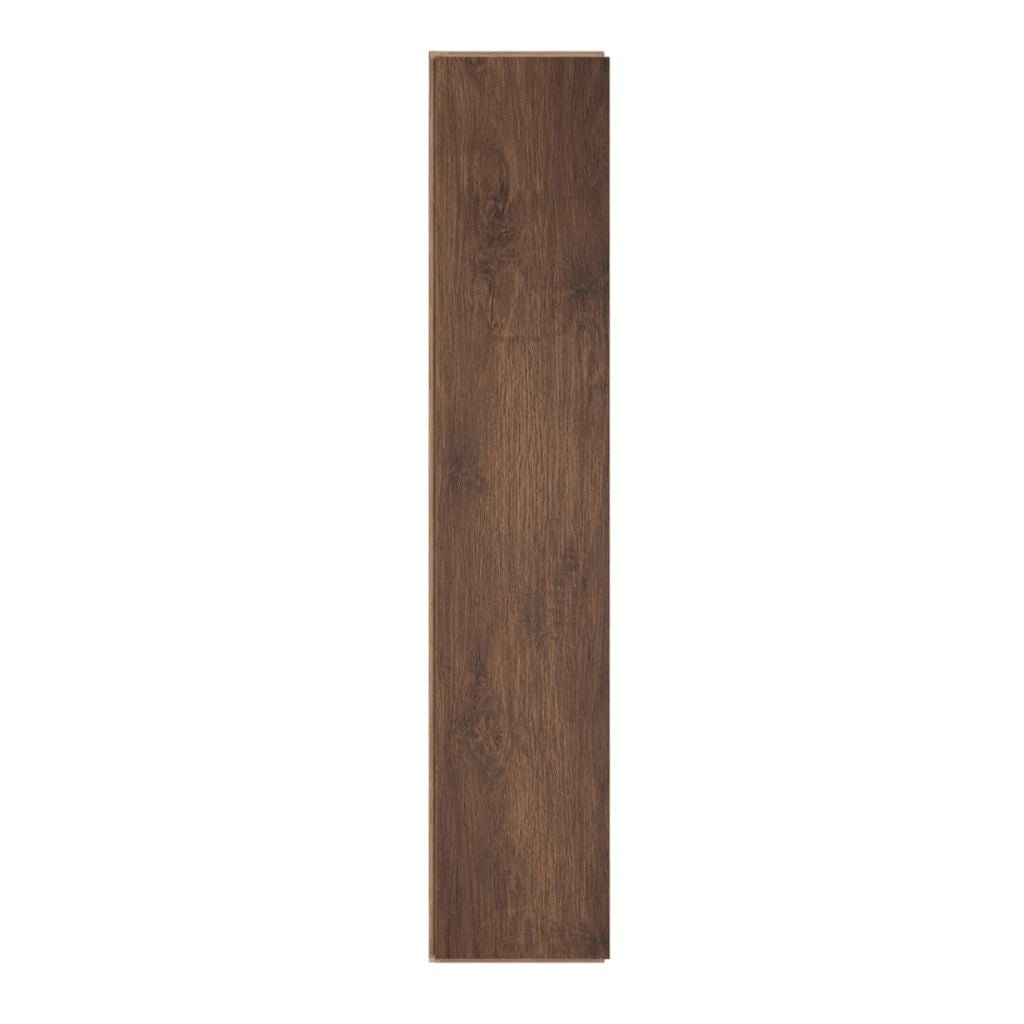 Einzelne Diele Laminat Kronotex Exquisit Nostalgie Teak in dunkler Holzoptik von Floor4all