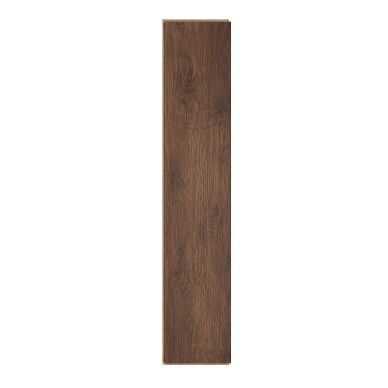 Einzelne Diele Laminat Kronotex Exquisit Nostalgie Teak in dunkler Holzoptik von Floor4all