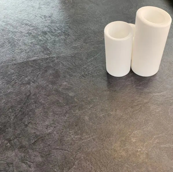 Vinylboden Maxi Fliese Schiefer schwarz