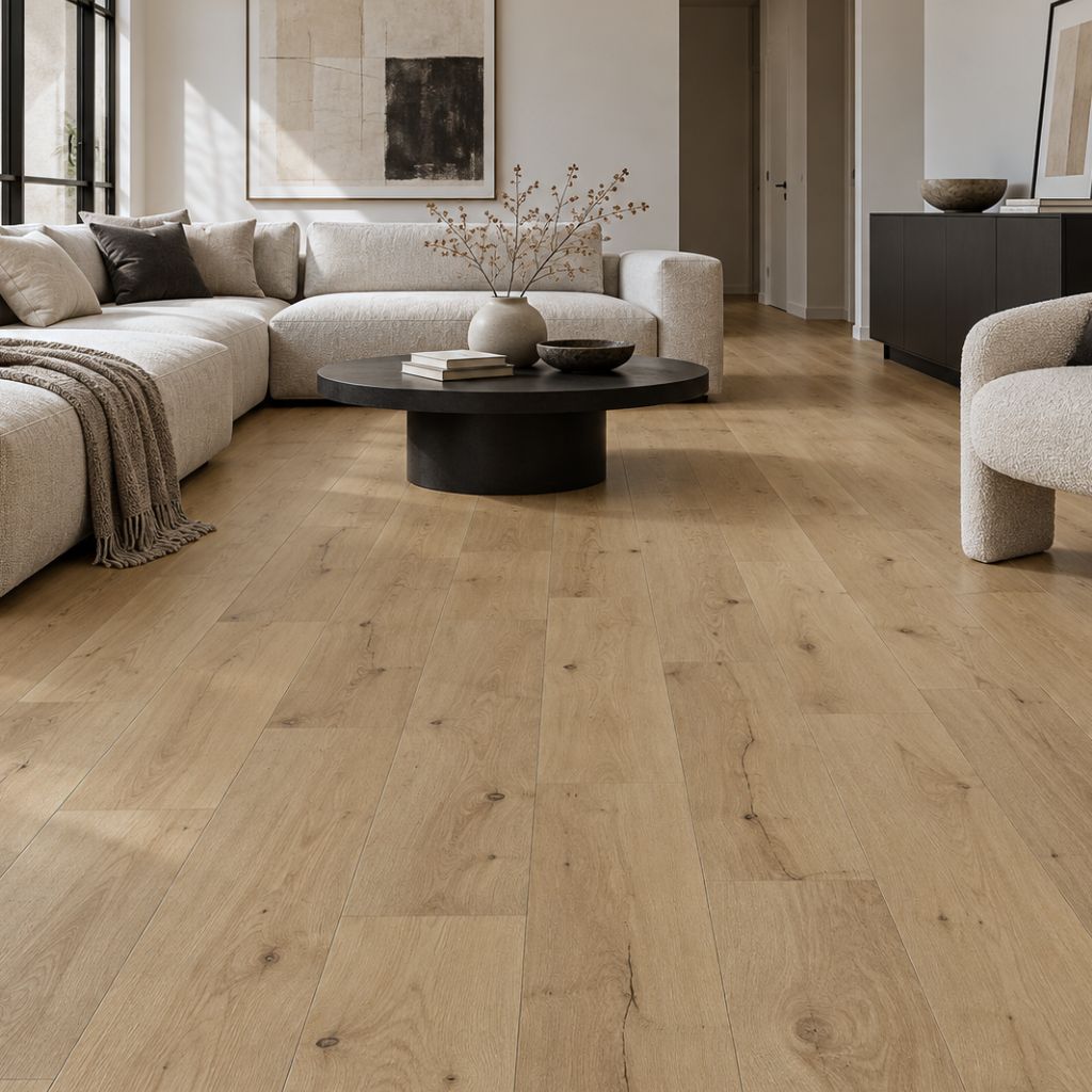 Parkett Haro Eiche pure strukturiert Naturöl Landhausdiele Wohnzimmer