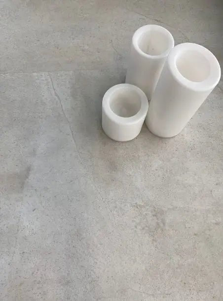 Vinylboden Maxi Fliese Schiefer weiss
