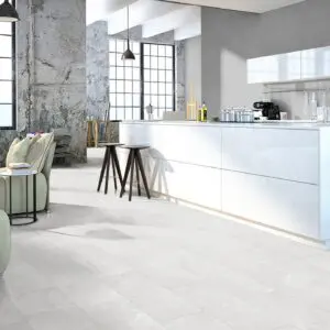 GreenLine-Silent-XL-Stone-Fliesenoptik-Granit-white-mit-Trittschalldaemmung-Vinylboden-Klick-2